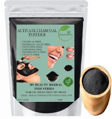 Beautoherb Natural Charcoal Powder for face pack soft(100 g)