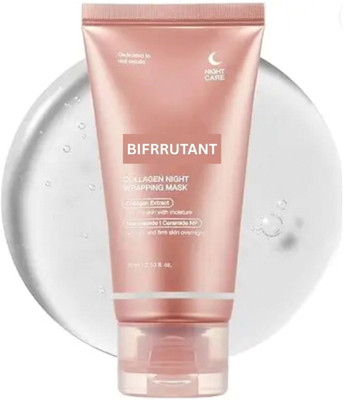BIFRRUTANT Collagen Night Mask for Smooth Radiant Youthful Skin(75 ml)