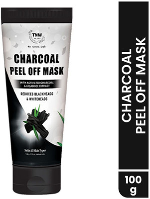 TNW - The Natural Wash Charcoal Peel Off Mask | Blackheads & Tanning | Activated Charcoal(100 g)