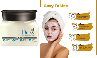 AMOSFIA Perfect D-Tan Face Pack For Brightening & Glowing Skin(500 g)
