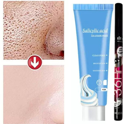 SWELLEDON SOMETHING ICE CREAM MASK CLEAN POSE,36H KAJAL (120 ml)(120 g)
