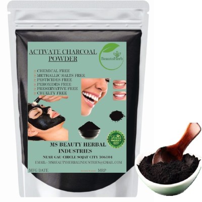 Beautoherb Best Quality Charcoal Powder for face pack glow(300 g)