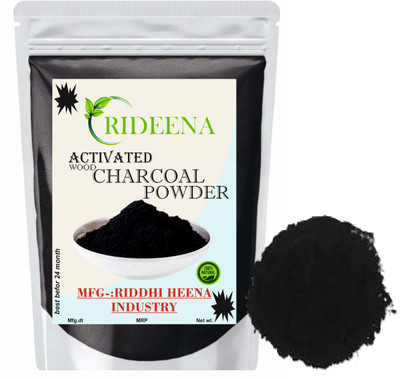 Rideena Natural Activated Charcoal Powder for face pack new pack(100 g)