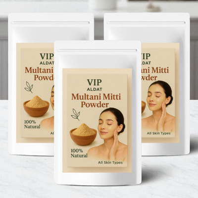 VIP ALDAT Golden Radiance Herbal Pack for Flawless Complexion and Glow(450 g)