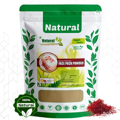 Natural Health and Herbal Products Saffron Delight - Kesar Face Pack Powder for Bright & Luminous Complexion(100 g)