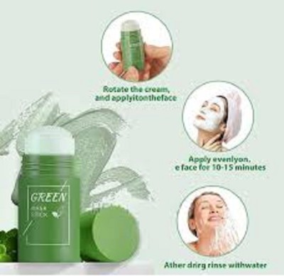 Luipui green tea mud face mask long lasting pack of 1(40 g)