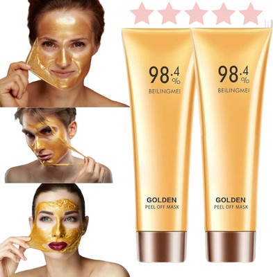 AYYIASHI Gold Infused Peel-Off Mask for Deep Cleansing and Glow Boost(120 ml)