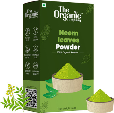 The Organic Company Neem Powder For Eating | Diabetes | Dark Circles & Pimples | Face Skin | Edible(100 g)