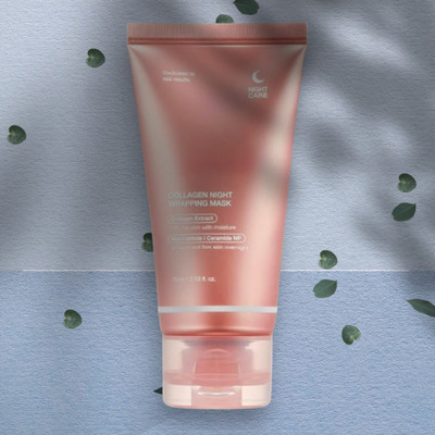 Deeparth Collagen Night Peel-Off Wrap Mask - Hydrating Firming Overnigh -/1pic(75 ml)