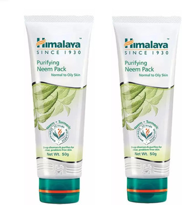 HIMALAYA Purifying Neem Face Pack Pack of 2(100 g)