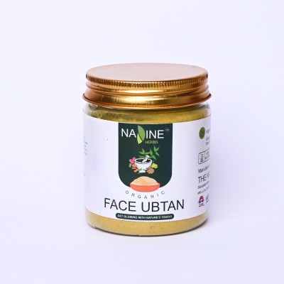 Nadine Herbs Face Ubtan - Natural Face Pack & Mask for Skin Brightening and Anti-Tanning(100 g)