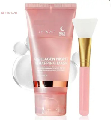 BIFRRUTANT Over Night Bio Collagen Face Mask for Skin Smoothness(75 ml)