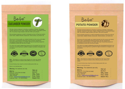 BIndian Cucumber Powder & Potato Powder for face Pack of 2(50 g)