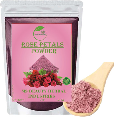 Beautoherb pure Natural Rose Powder for face pack glow skin(400 g)