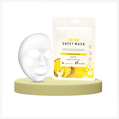 GULGLOW99 Ubtan Face Sheet Mask With Serum For Women and Men(20 g)