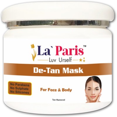 La' Paris DeTan Face Mask - For Glowing Skin,Tan Removal, Whitening, Depigmentation(300 g)