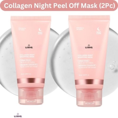 LORSHEL Collagen Night Wrapping Peel Off Mask for Skin Tightening(150 ml)