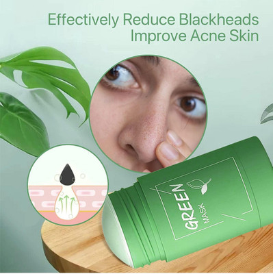 Luipui Green Mask Face Stick for Men and Women PACK OF 1(40 g)