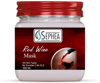 SEPHEA Red Wine Face Mask | Instant Glow & Clear Skin | 500 ml(500 ml)