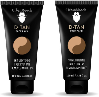 UrbanMooch Powerful Detan Face Pack for Instant Skin Brightening & Tan Removal(200 ml)