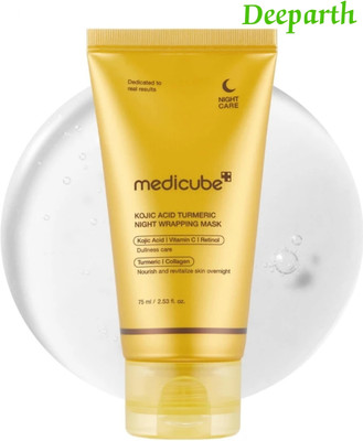 Deeparth Medicube Overnight Glow Mask – Kojic Acid + Turmeric Brightening Wrap GMP10.44(75 ml)
