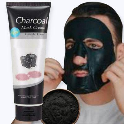 Deeparth Charcoal Face Mask for Acne-Prone and Oily Skin Peel Off Mask (AZ1594A73)(130 g)