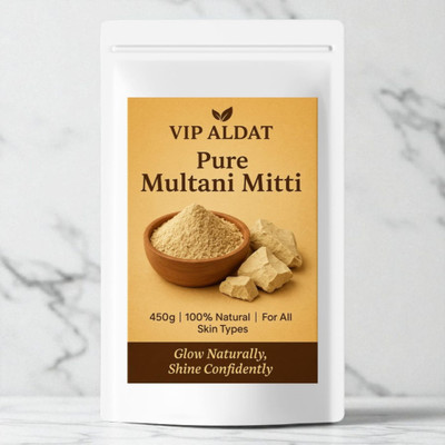 VIP ALDAT Multani Mitti – Pure Herbal Glow & Radiant Smooth Powder(450 g)