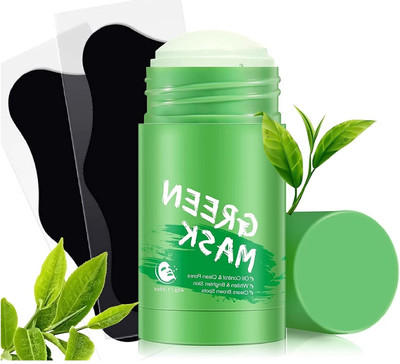 YAWI Mud Green mask stick & Nose Blackhead Remover Mask  Face Shaping Mask