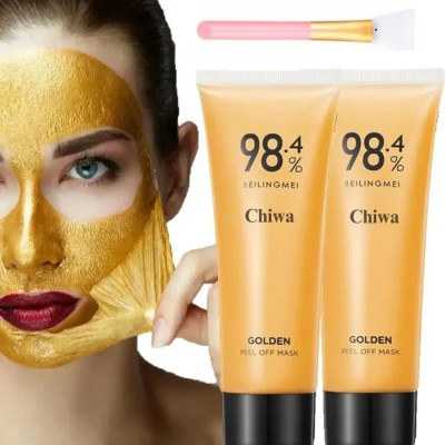 CHIWA Gold Peel Off Mask - Moisturizing, Anti-Aging, Blackhead Solution(120 ml)