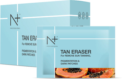 N PLUS PROFESSIONAL Tan Eraser Mask, For Remove Sun Tanning, Pigmentation , Pack of 6 Pouch(72 g)