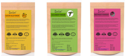 BIndian Kasturi Powder Cucumber Powder Beat Root Powder 50 gm Each(150 g)
