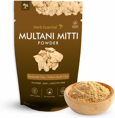 Herb Essential Multani Mitti face pack, (Pack of 2)(100 g)