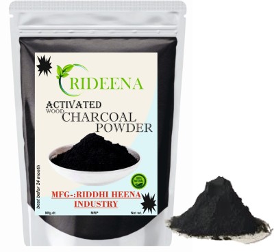 Rideena Glow Activated Charcoal Powder for face pack for skin(200 g)