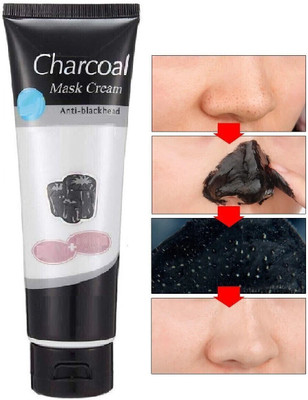 DARYUE Men Charcoal Peel Off Mask Pack, Anti Pollution,Deep Cleansing(130 ml)