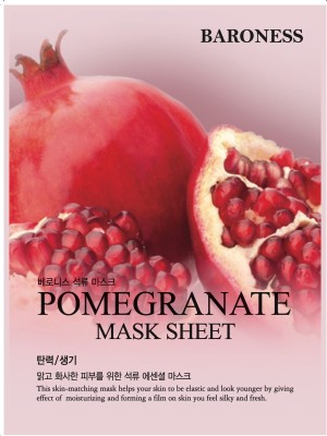 Baroness Pomegranate Mask Sheet (Pack of 2)(42 ml)