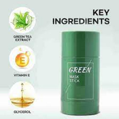 Luipui new trend green tea clay mud stick for both men & women(40 g)