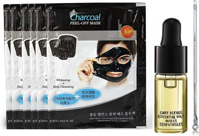 GABBU Chracol blackhead remover pin with and small serum for all skin type(176 g)