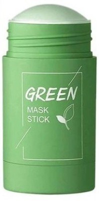 Lenon Green Tea Purifying Clay Stick Mask Oil Control Anti-Acne Eggplant Solid Fine(40 g)