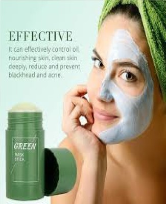 Luipui best long lasting green tea face mask mud stick pack of 1(40 g)