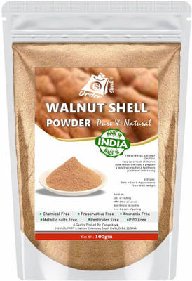 Ordershock Walnut Shell Powder Natural Exfoliating Scrub for Smooth and Radiant Skin(100 g)