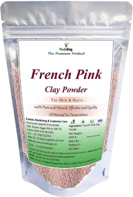 VY VedaYug French Pink Clay powder, 100g| Montmorillonite Pink-Clay | French Rose Clay(100 g)