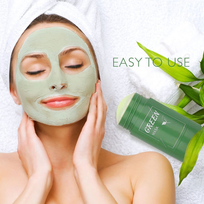 Emijun Green Tea Purifying Clay Stick Oil Control Anti-Acne Eggplant Solid Fine(40 g)