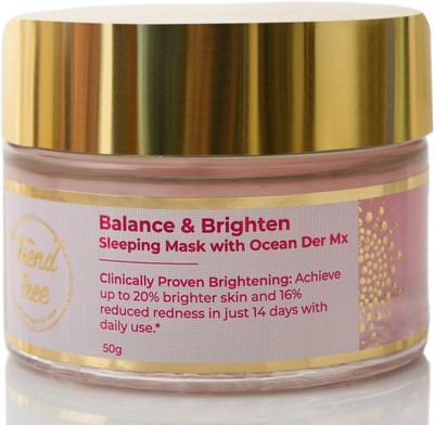 TRENDTREE Brighten & Balance Sleeping Mask with Ocean Der Mx -50gm(50 g)