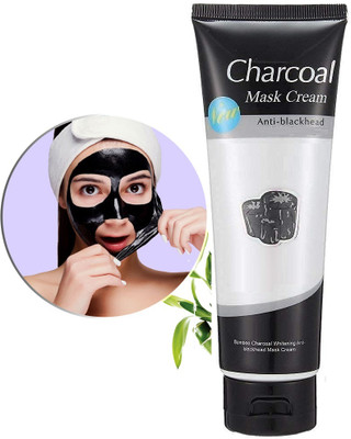 GABBU New Charcoal Black Peel Off Mask Anti pollution Face Wash(130 ml)