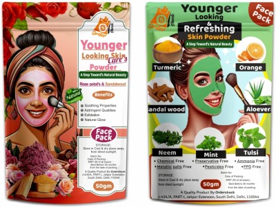 Ordershock Younger Looking & Younger, Refreshing Powder Combo Face Skin Care Powder(100 g)