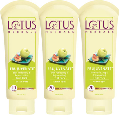 LOTUS HERBALS Frujuvenate Skin Perfecting and Rejuvenating Fruit Pack(360 g)