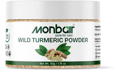 MONBAIR Wild turmeric powder | Kasturi turmeric | kasturi haldi powder 50gm(50 g)