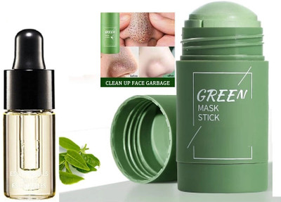 Jiwoo skin care best comboo kit green stick and face serum(120 g)