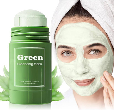 HUZURLU Face Mask Stick, Facial Oil Control, Deep Cleansing Pores Improving Skin(40 g)