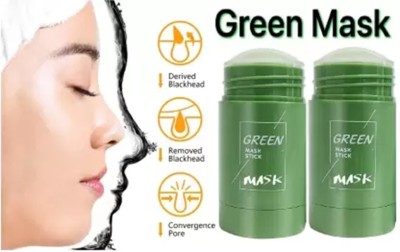 DARVING Original Skin Care Purifying Green Tea Mask Stick Face Wash(40 g)